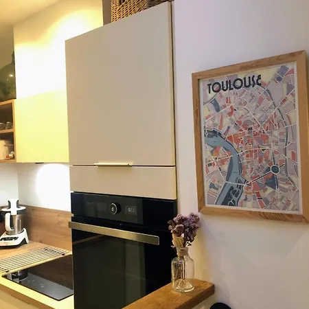 아파트 Elegant Urbain Avec Parking : Explorez La A Pied! 툴루즈